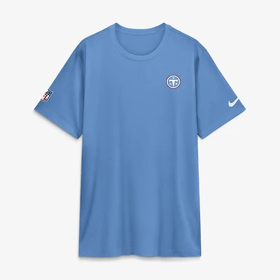 Men's Nike Light Blue Tennessee Titans Sideline Legend Small Logo Dri-FIT T-Shirt