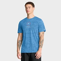 Men's Nike Light Blue Tennessee Titans Velocity Ball Carrier Dri-FIT T-Shirt