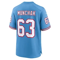 Men's Nike Mike Munchak Light Blue Tennessee Titans Retired Player Alternate Game Jersey