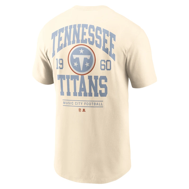 T-shirt Nike Freestyle Essential naturel pour homme, Tennessee Titans
