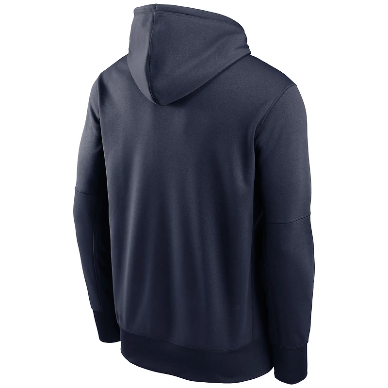 Sweat à capuche Nike Tennessee Titans Fan Gear Wordmark Performance pour homme - Bleu marine