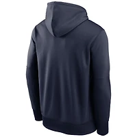 Sweat à capuche Nike Tennessee Titans Fan Gear Wordmark Performance pour homme - Bleu marine