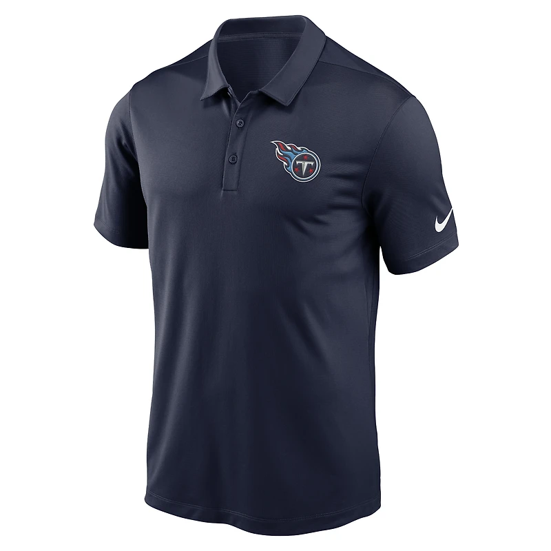 Polo de performance Nike pour hommes, bleu marine, Tennessee Titans Franchise
