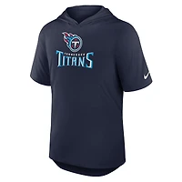 Men's Nike Navy Tennessee Titans Lockup Tri-Blend Hoodie T-Shirt