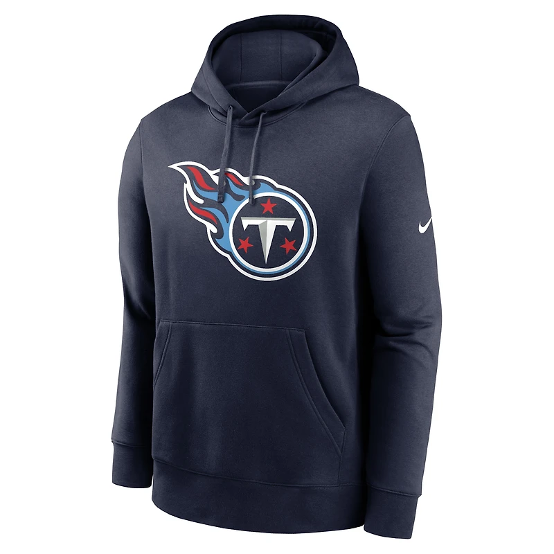 Men's Nike Navy Tennessee Titans Primetime Club Logo Hoodie
