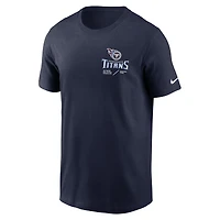 NUT TITAN NAVY HOMMES NIKE INFOGRAPHIE LOCKUP TEAM TEE À MANCHES COURTES TEEMENCR