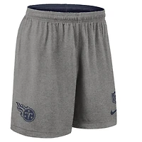 Short réversible Nike Dri-FIT bleu marine Tennessee Titans pour homme