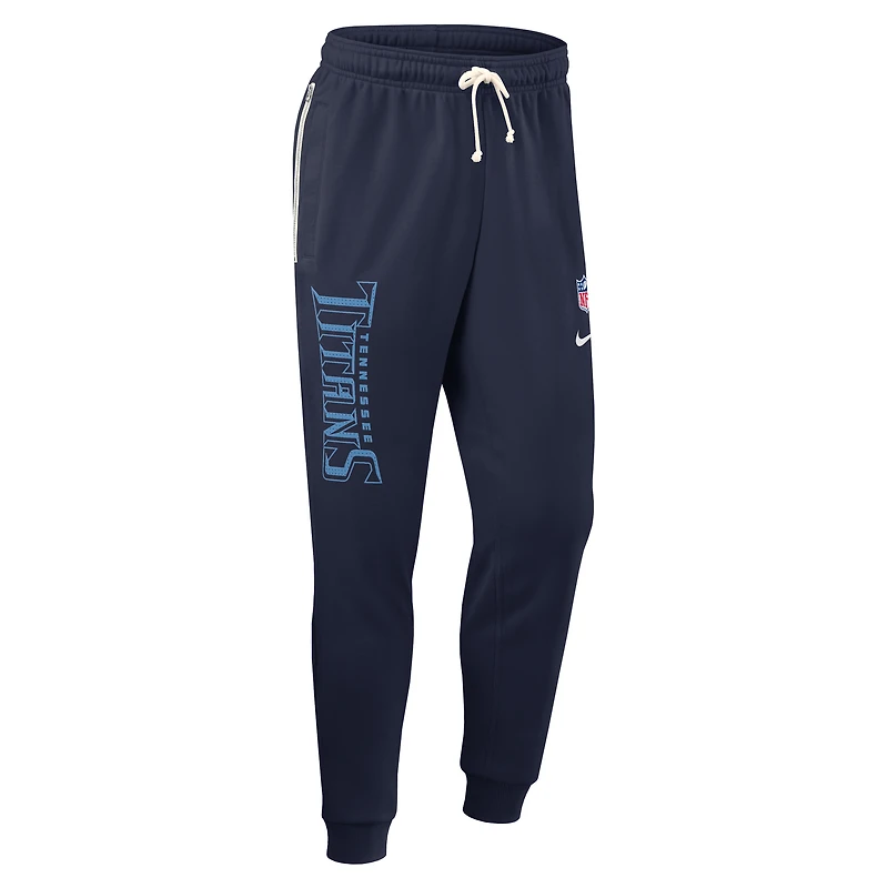 Pantalon fuselé Nike bleu marine Tennessee Titans Sideline Standard Issue Ground Game Dri-FIT pour homme