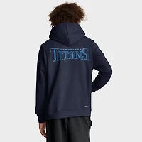 Men's Nike Navy Tennessee Titans Sideline Standard Issue Initial Home Dri-FIT Hoodie