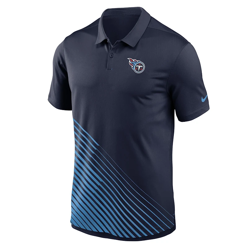 Polo Nike Tennessee Titans Vapor Performance pour homme - Bleu marine