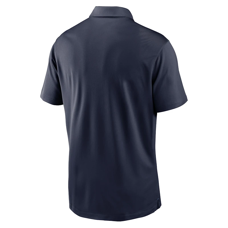 Polo Nike Tennessee Titans Vapor Performance pour homme - Bleu marine