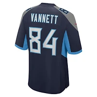 Men's Nike Nick Vannett  Navy Tennessee Titans Game Jersey