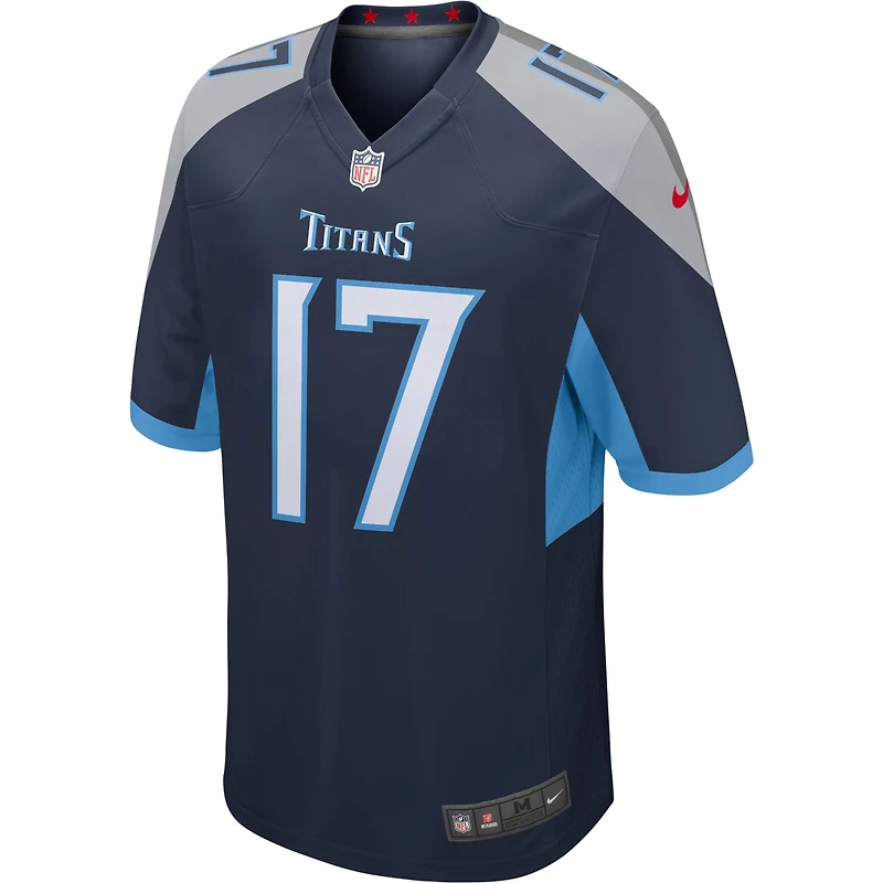 Maillot de joueur match Nike Ryan Tannehill pour hommes, bleu marine, Tennessee Titans