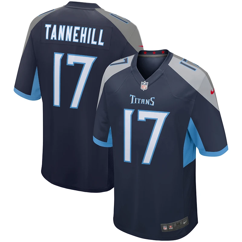 Maillot de joueur match Nike Ryan Tannehill pour hommes, bleu marine, Tennessee Titans