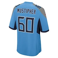 Maillot Nike Sam Mustipher bleu clair pour homme des Titans du Tennessee