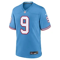 Maillot Nike Steve McNair bleu clair pour homme, joueur retraité des Titans du Tennessee, match alternatif