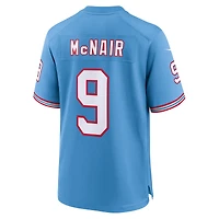 Maillot Nike Steve McNair bleu clair pour homme, joueur retraité des Titans du Tennessee, match alternatif