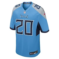 Maillot Nike Tony Pollard bleu clair pour homme des Titans du Tennessee
