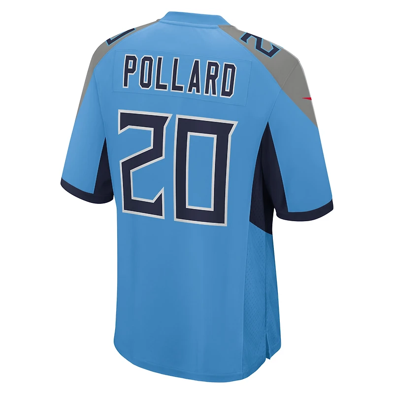 Maillot Nike Tony Pollard bleu clair pour homme des Titans du Tennessee