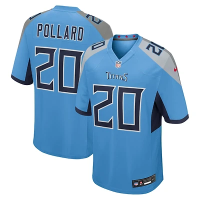 Maillot Nike Tony Pollard bleu clair pour homme des Titans du Tennessee