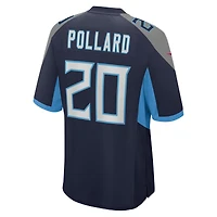 Maillot de match Nike Tony Pollard bleu marine Tennessee Titans pour homme