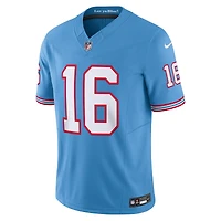 Nike Treylon Burks pour homme Bleu clair Tennessee Titans Vapor F.U.S.E. Maillot limité
