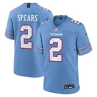 Men's Nike Tyjae Spears Light Blue Tennessee Titans Game Jersey