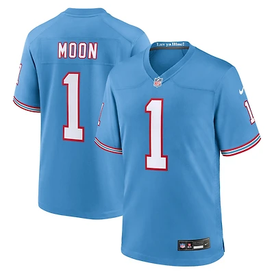 Men's Nike Warren Moon Light Blue Tennessee Titans Retired Player Alternate Game Jersey