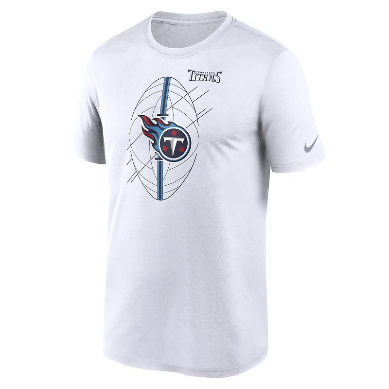 T-shirt Performance Nike Tennessee Titans Legend Icon pour homme, blanc