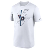 T-shirt Performance Nike Tennessee Titans Legend Icon pour homme, blanc