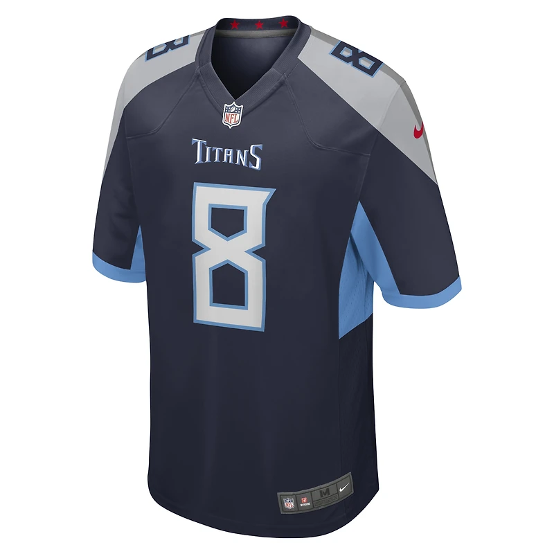 Men's Nike Will Levis Navy Tennessee Titans  Game Jersey