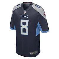 Men's Nike Will Levis Navy Tennessee Titans  Game Jersey