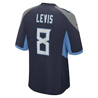Men's Nike Will Levis Navy Tennessee Titans  Game Jersey