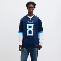 Men's Nike Will Levis Navy Tennessee Titans  Game Jersey