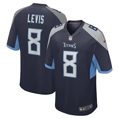 Men's Nike Will Levis Navy Tennessee Titans  Game Jersey