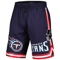 Short classique en chenille Pro Standard pour hommes, Tennessee Titans, bleu marine