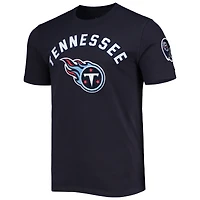 T-shirt slim à poils classiques Pro Standard pour hommes, bleu marine, Tennessee Titans Team