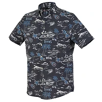 Chemise boutonnée Kekai Performance pour homme, bleu marine, Reyn Spooner, Tennessee Titans