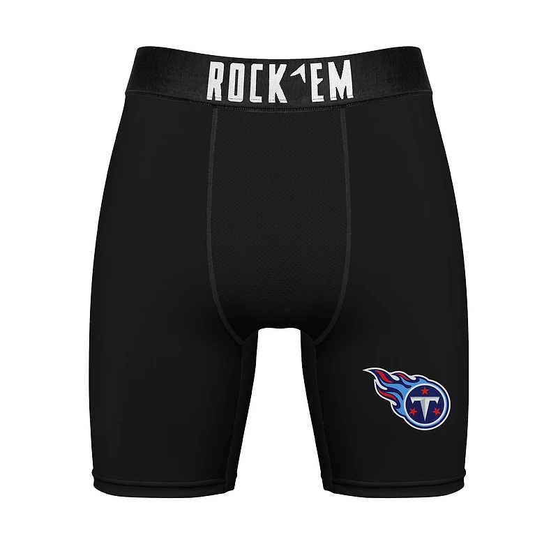 Lot de chaussettes et caleçons boxeurs Rock Em Socks pour hommes Tennessee Titans Primary Crew