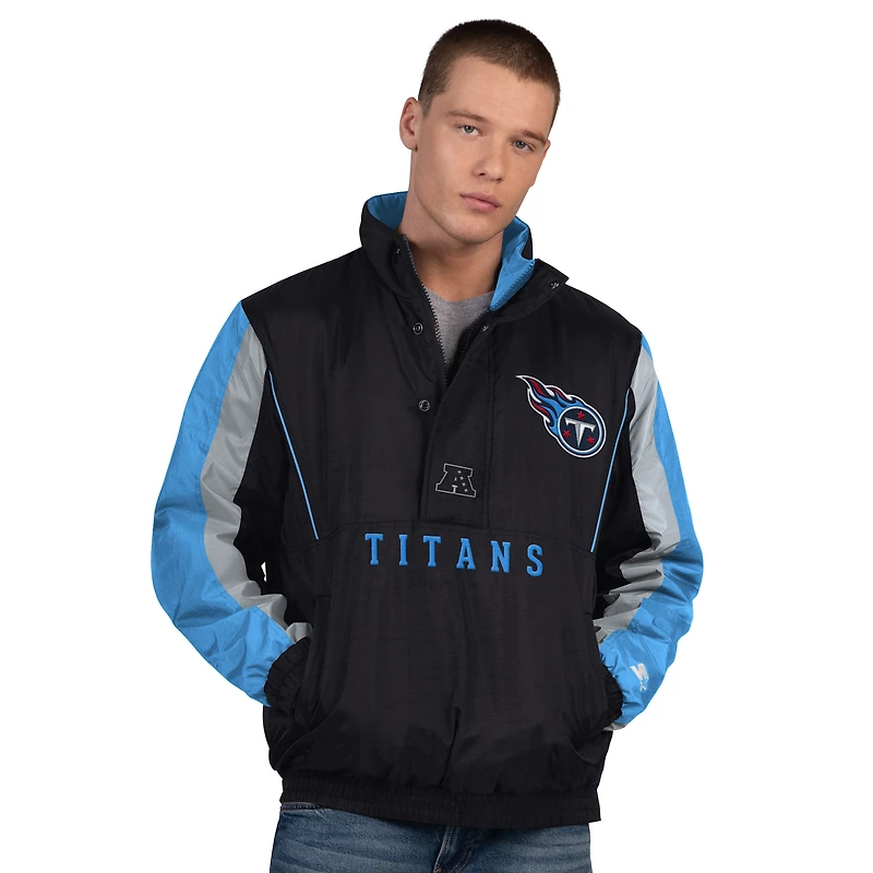 Veste demi-zippée noire pour homme Tennessee Titans Thursday Night Gridiron