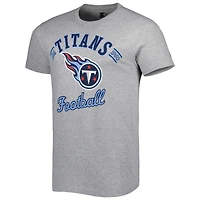 T-shirt Starter gris chiné Tennessee Titans Prime Time pour homme