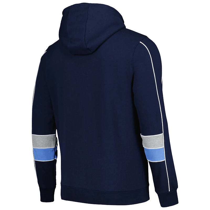 Sweat à capuche Starter Navy Tennessee Titans Captain pour hommes