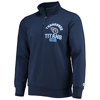 Veste pour homme Starter Navy Tennessee Titans Heisman à quart de zip