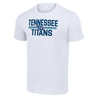 T-shirt blanc à imprimé graphique Starter Tennessee Titans Team Mesh pour homme