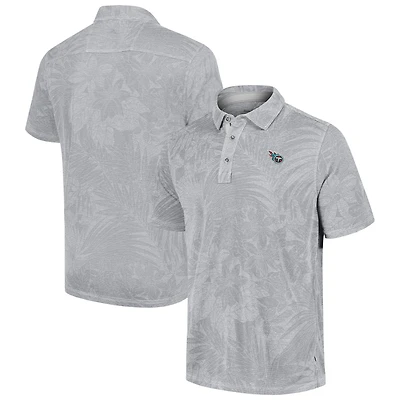 Polo Tommy Bahama gris pour homme des Tennessee Titans Sport Santiago Paradise