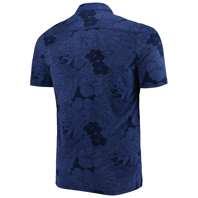 Polo Tommy Bahama Navy Tennessee Titans Big & Tall Miramar Blooms pour homme