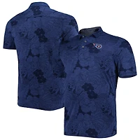 Polo Tommy Bahama Navy Tennessee Titans Big & Tall Miramar Blooms pour homme