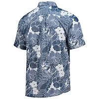 Chemise boutonnée IslandZone à motif floral des Tennessee Titans de Tommy Bahama pour homme, bleu marine