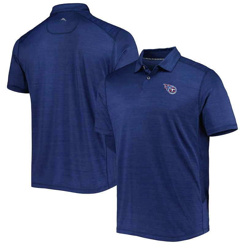 Polo Tommy Bahama Navy Tennessee Titans Delray Frond IslandZone pour homme