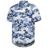 Men's Tommy Bahama Navy Tennessee Titans Sport Tropical Horizons Button-Up Shirt